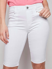 Charlie B - Mid Rise Skinny Shorts