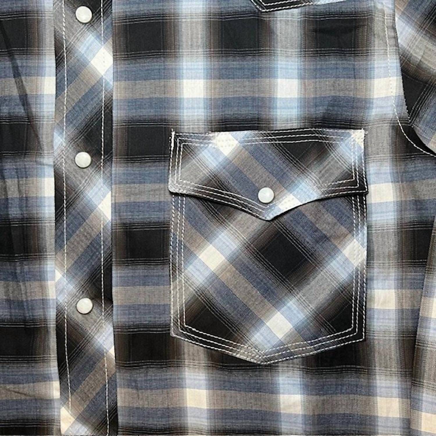 Legend Or Lies - Men's Hardin Western Plaid Snap Shirt