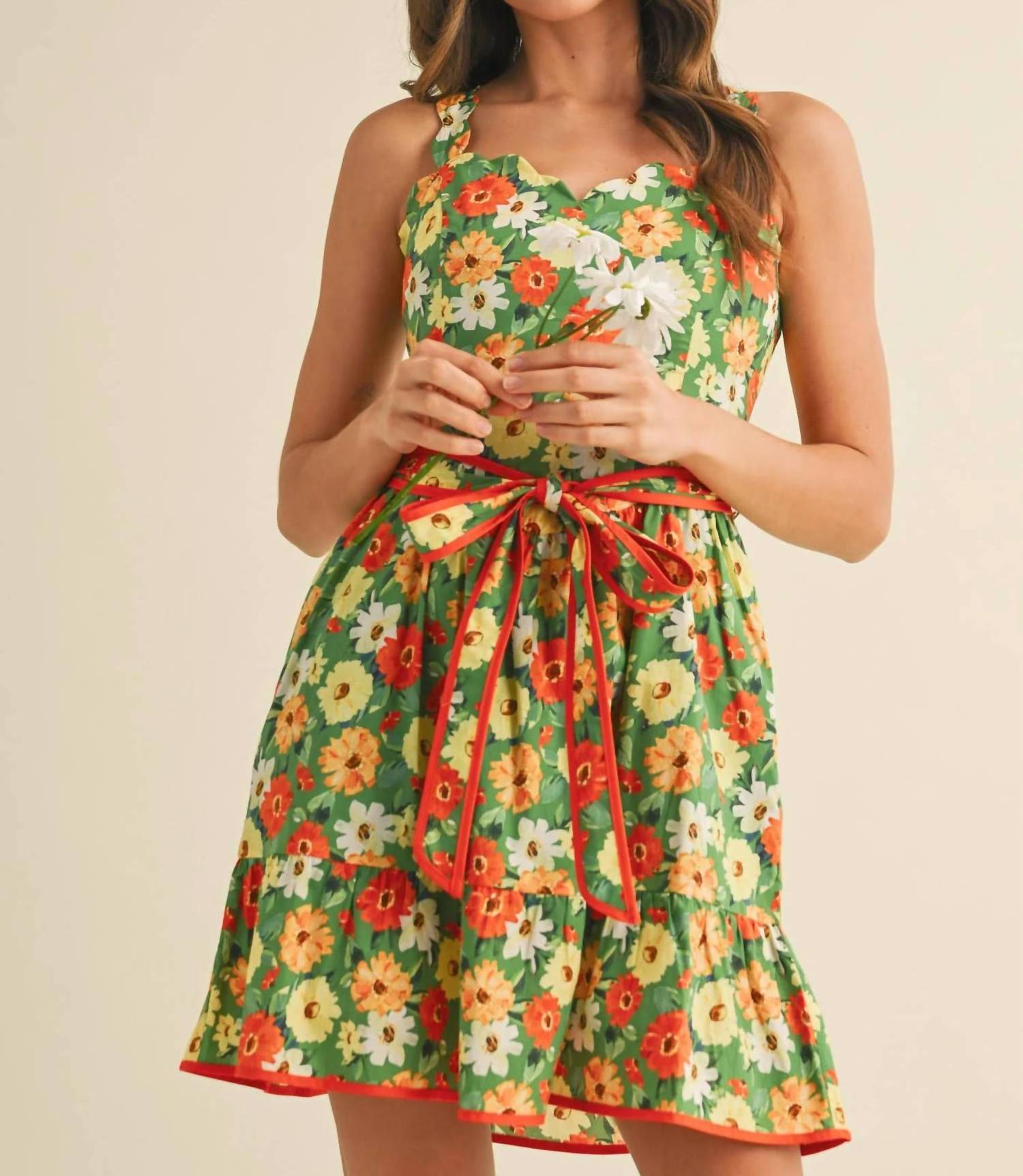 &Merci - Scalloped Mini Dress
