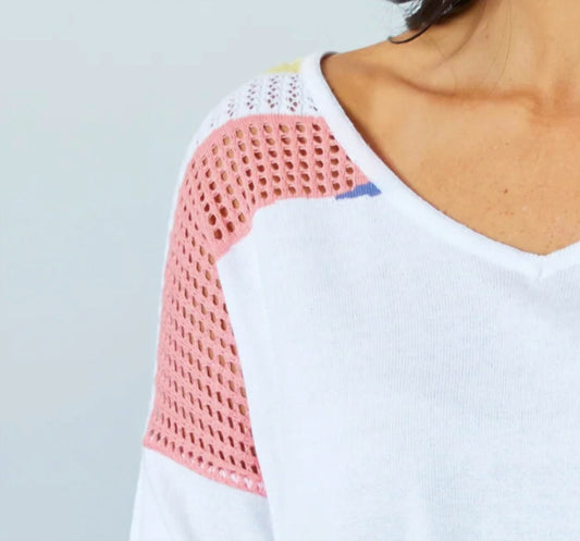 Angel Apparel - V-neck Long Sleeve Top