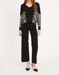 CABALLERO Krista Sweater in zebra fern - women's sweater - view 5