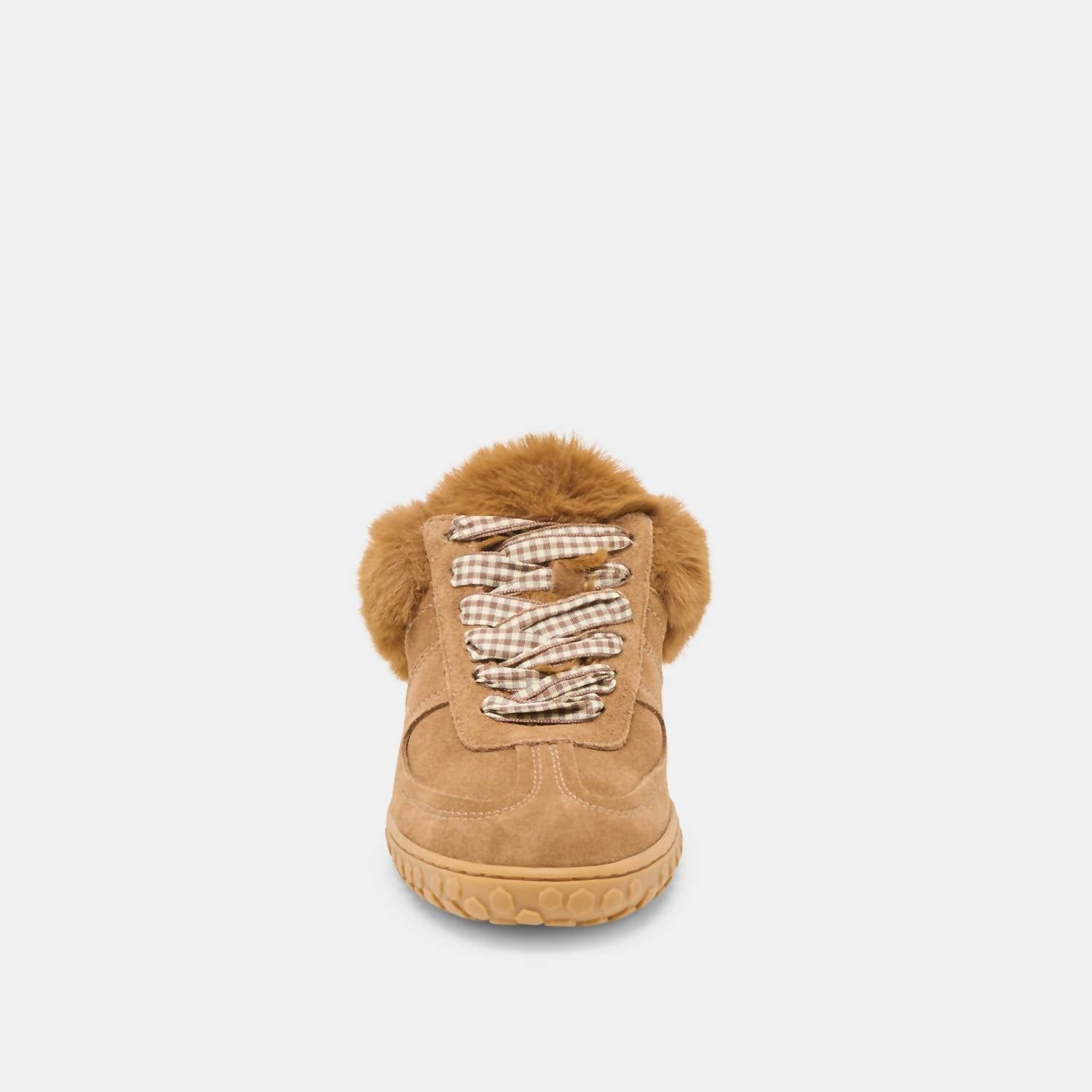 Dolce Vita Women's Izzey Plush Sneakers in light brown suede - women's sneaker - view 4