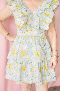 In February - Ruffled Mini Dress