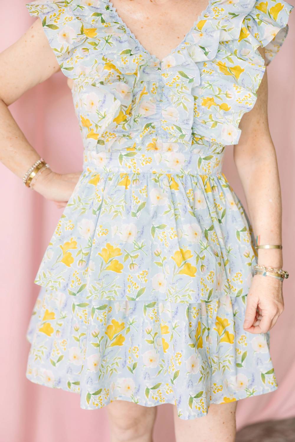 In February - Ruffled Mini Dress
