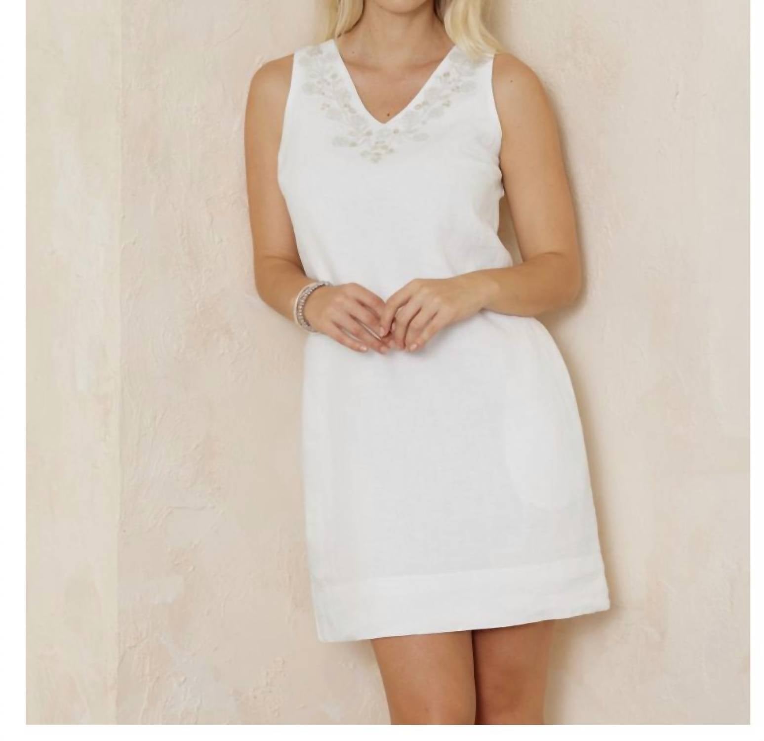 Tommy Bahama - Two Palm Shell Embroidered Dress