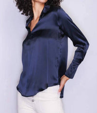 Catherine Gee - Daria French Cuff Silk Blouse