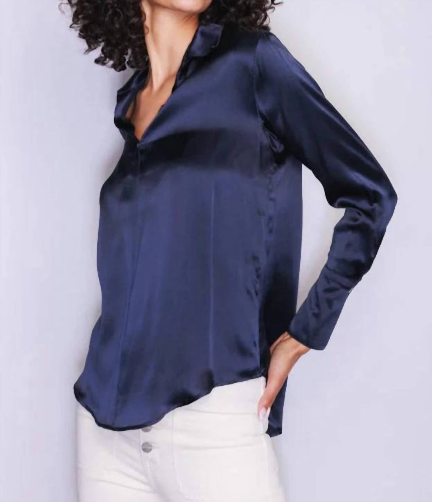 Catherine Gee - Daria French Cuff Silk Blouse