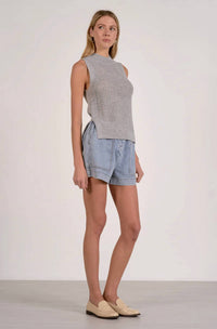 Elan - Open Knit Sleeveless Top