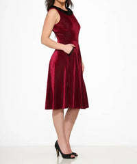 Orchid Bloom - Kurtroy With Collar Swing Dress