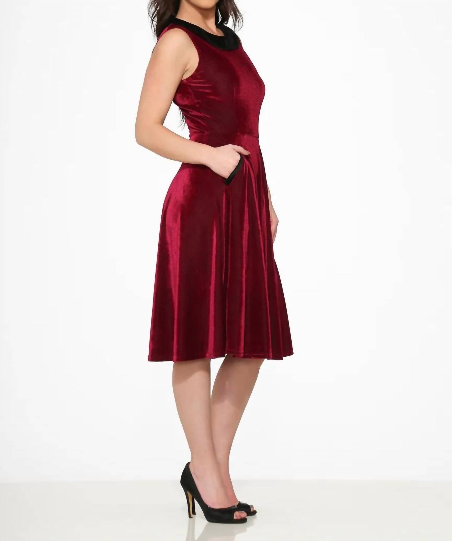 Orchid Bloom - Kurtroy With Collar Swing Dress