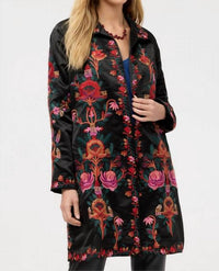 Johnny Was - AJOWAN EMBROIDERED COAT
