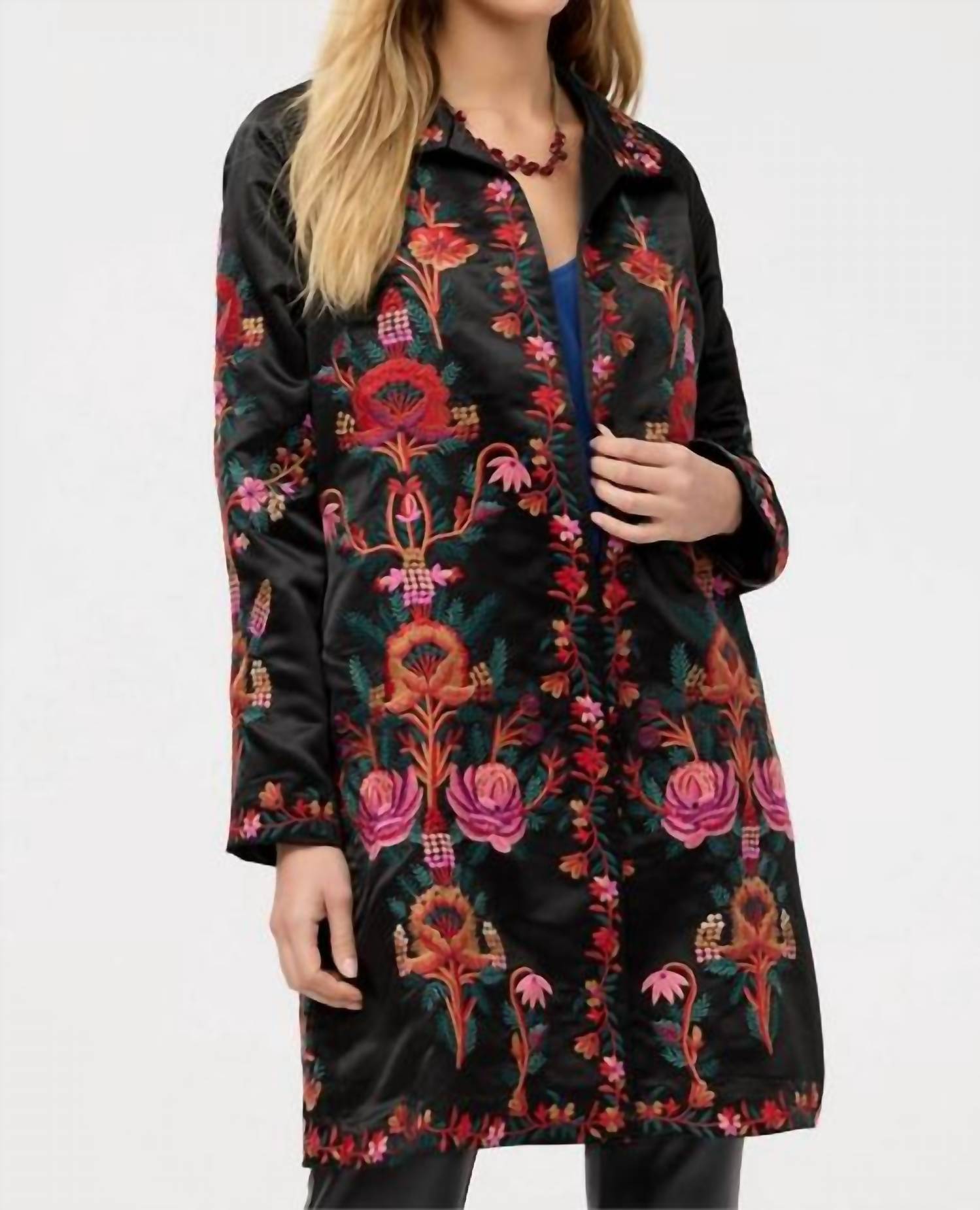 Johnny Was - AJOWAN EMBROIDERED COAT