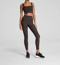 Spanx Booty Boost Printed Leggings in leopard - women's pants - alternate view