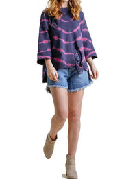 Umgee - Distressed Tie Dye Sweater