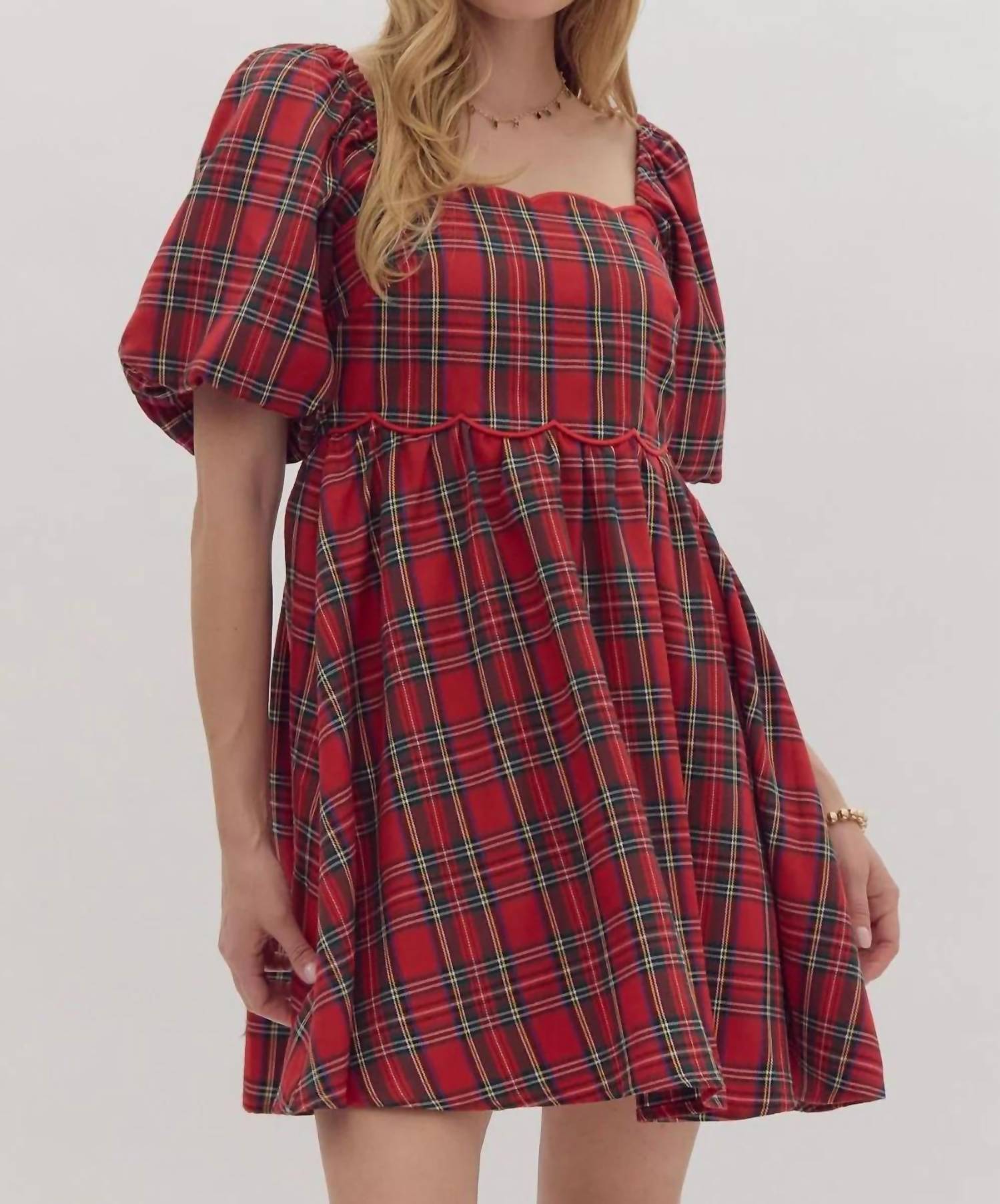 Entro - Scallop Dress