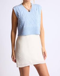 Sage The Label - Clarke Cable Knit Sweater Vest