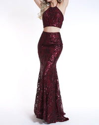 Ava Presley - Two-piece Prom Dress