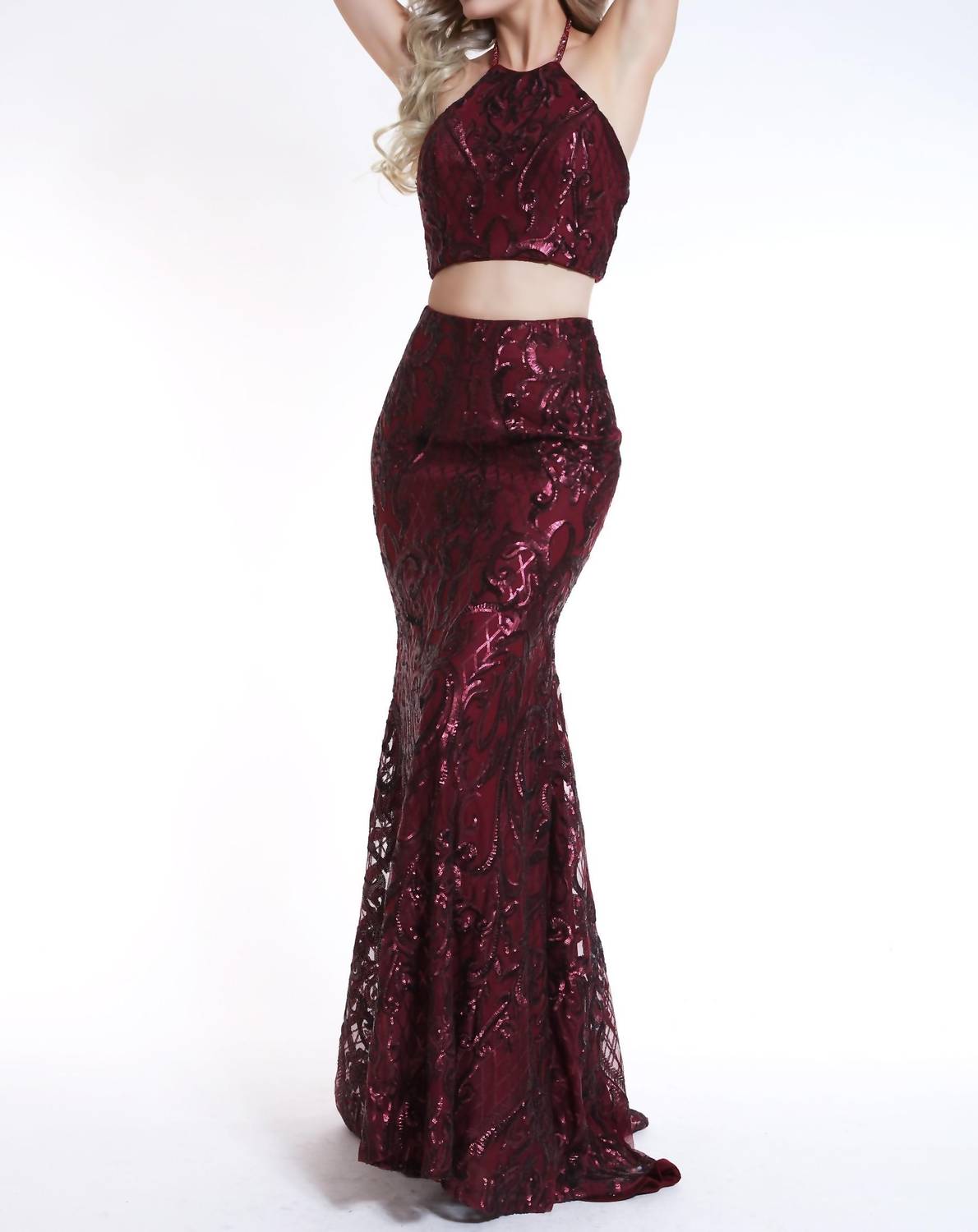 Ava Presley - Two-piece Prom Dress