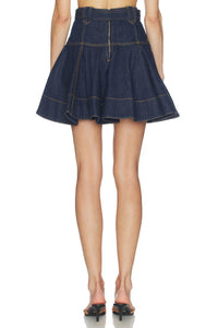 Zimmermann - Denim Cargo Mini Skirt