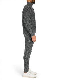 Ser.O.Ya - Elijah Cable Knit Jogger Pants