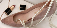 42 GOLD Women's Rafee Heel Shoe in tan suede - women's heels - alternate view