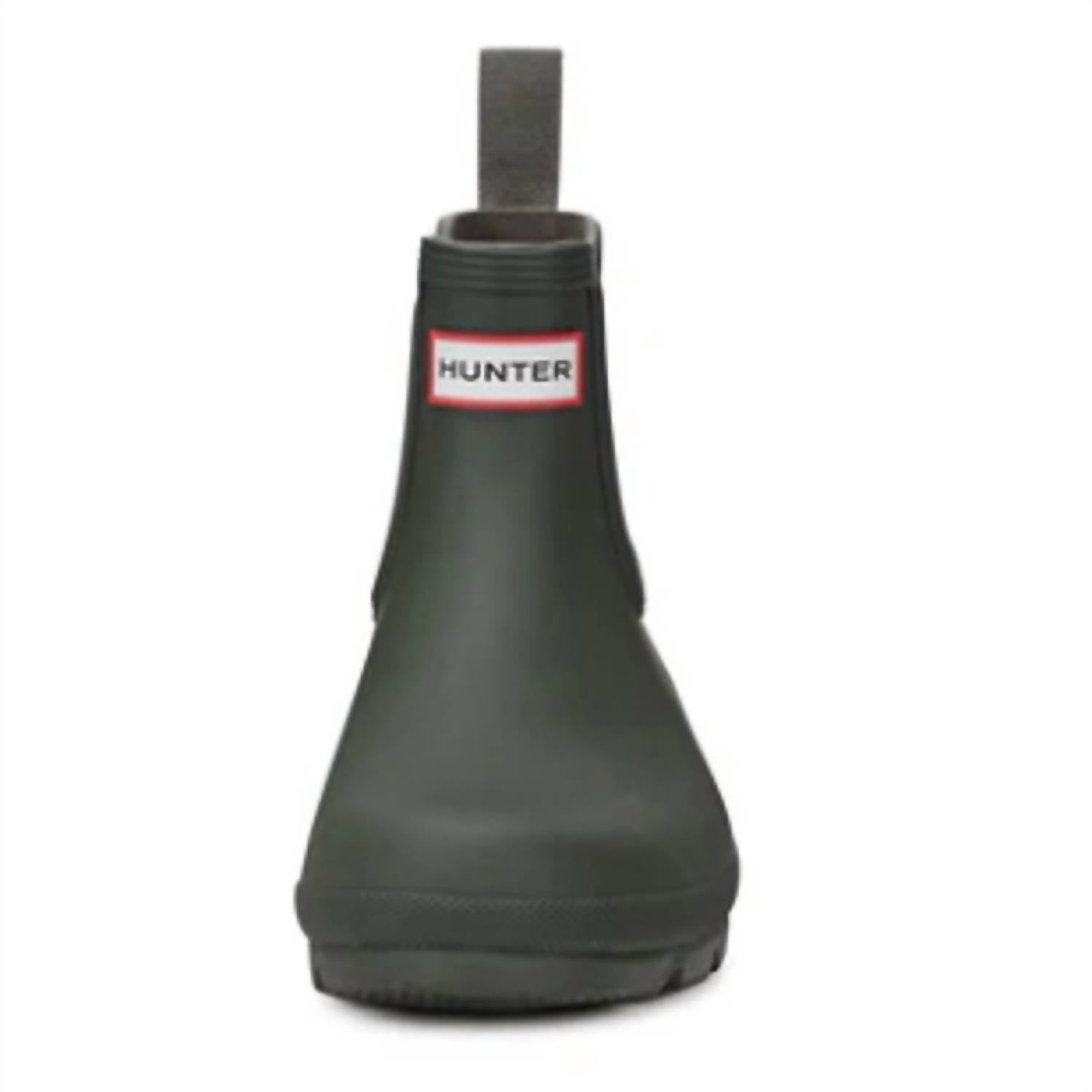 Hunter - Womens Original Chelsea Slip-On Rubber Ankle Welly Rain Boots