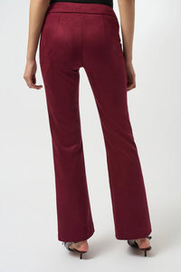 Joseph Ribkoff - Scuba Suede Pull On Flared Pants