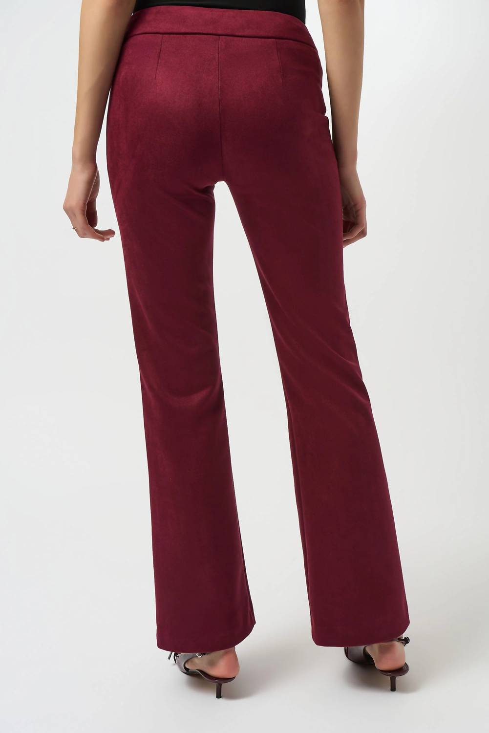 Joseph Ribkoff - Scuba Suede Pull On Flared Pants