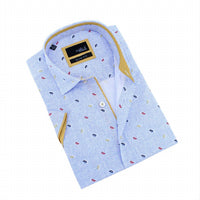 Eight X - Tri-color Paisley Short Sleeve Shirt