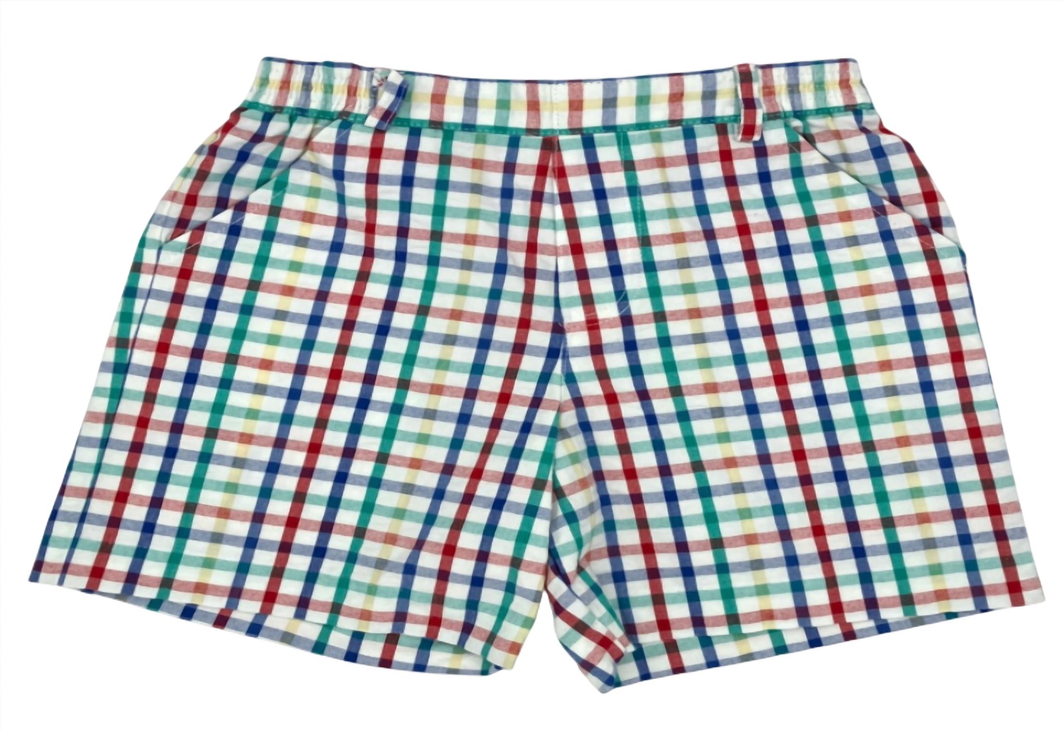 Florence Eiseman - Kid's Seersucker Check Short