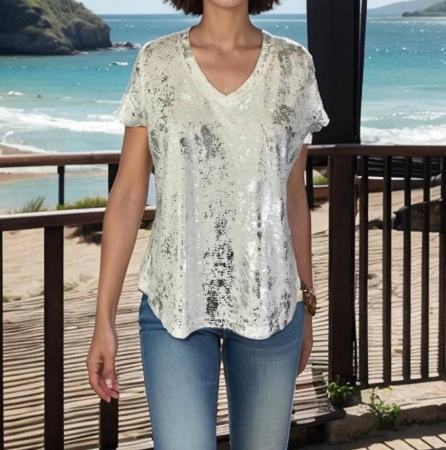 Dantelle Apparel - Starlight Shimmer Tee