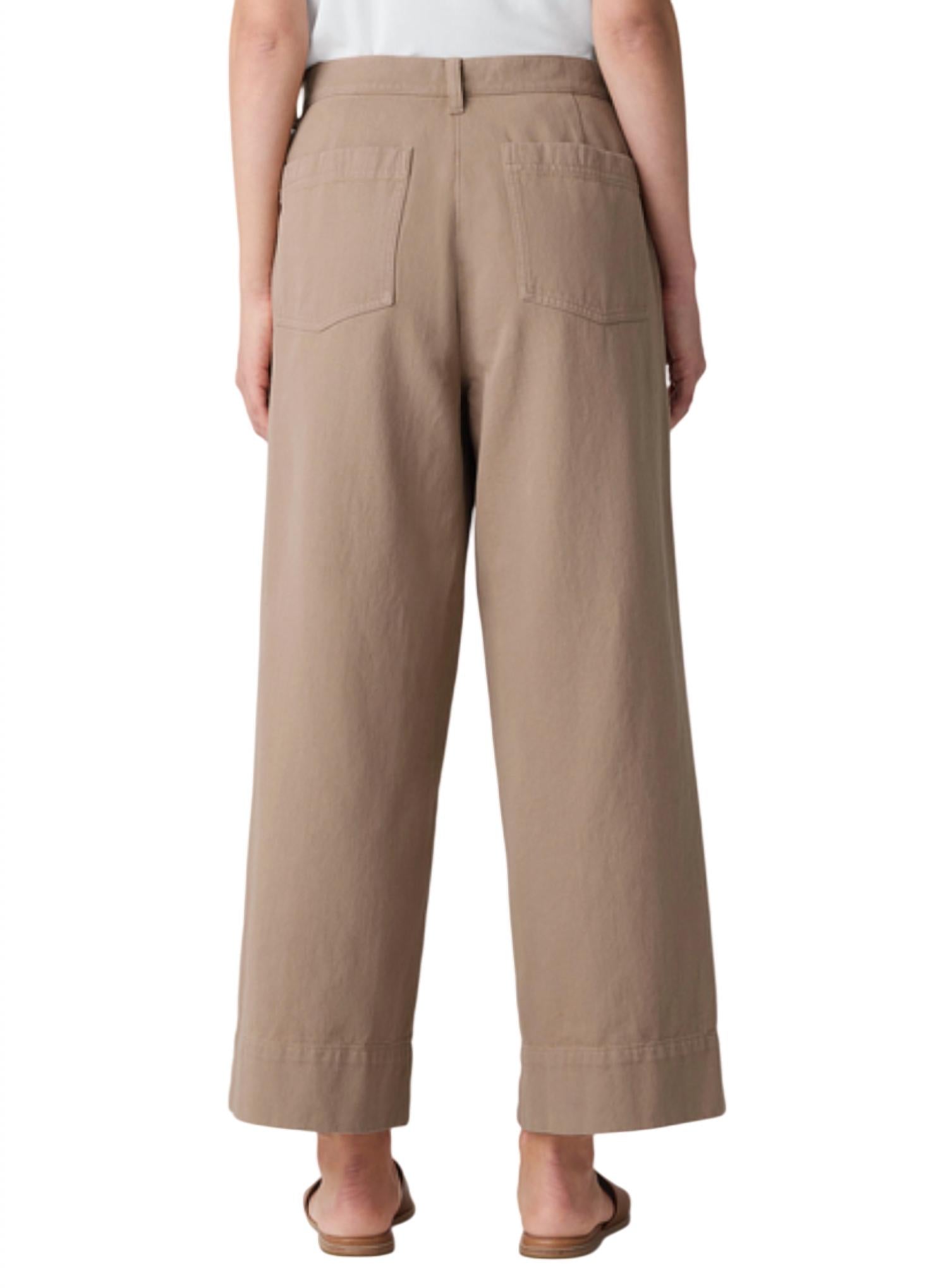 Eileen Fisher - Garment-Dyed Wide-leg Pant