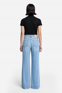 7 For All Mankind Modem Dojo Tailorless Jean in storm - women's jeans - detail view