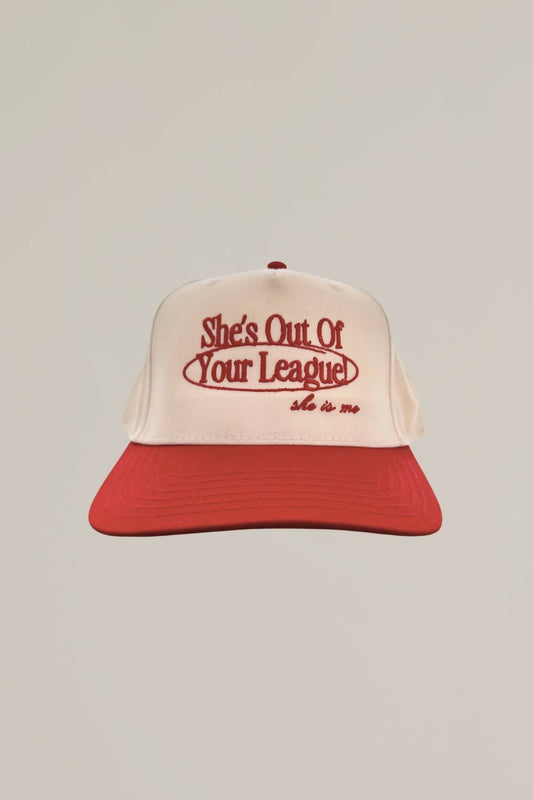 The Happiest - She's Out Of Your League Canvas Trucker Hat