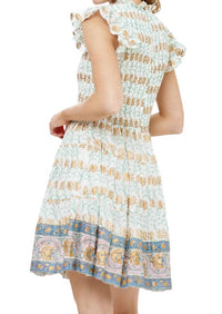 Oliphant - Smocked Flirty Short Dress
