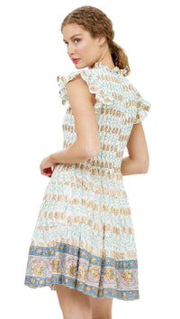 Oliphant - Smocked Flirty Short Dress