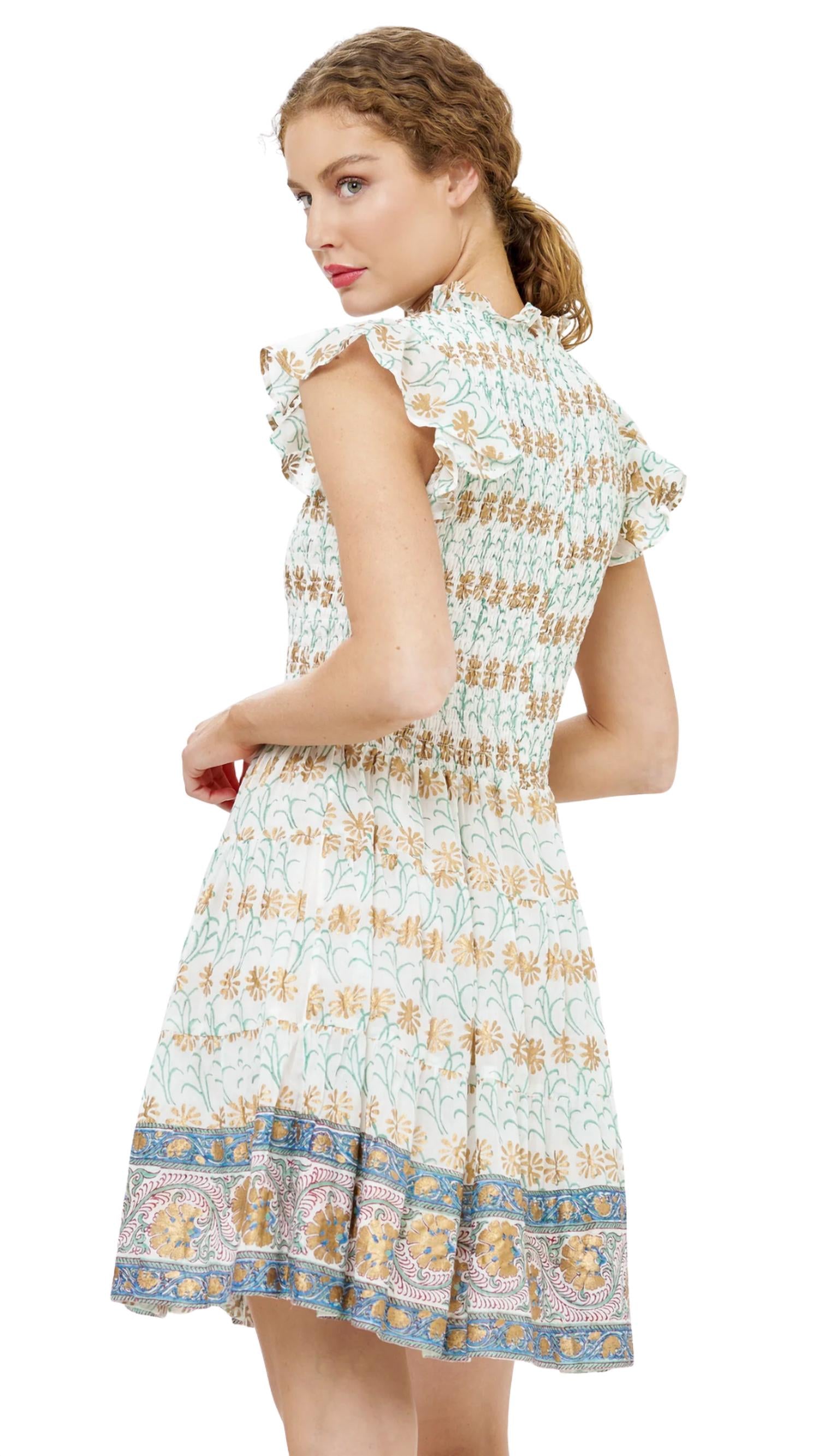 Oliphant - Smocked Flirty Short Dress