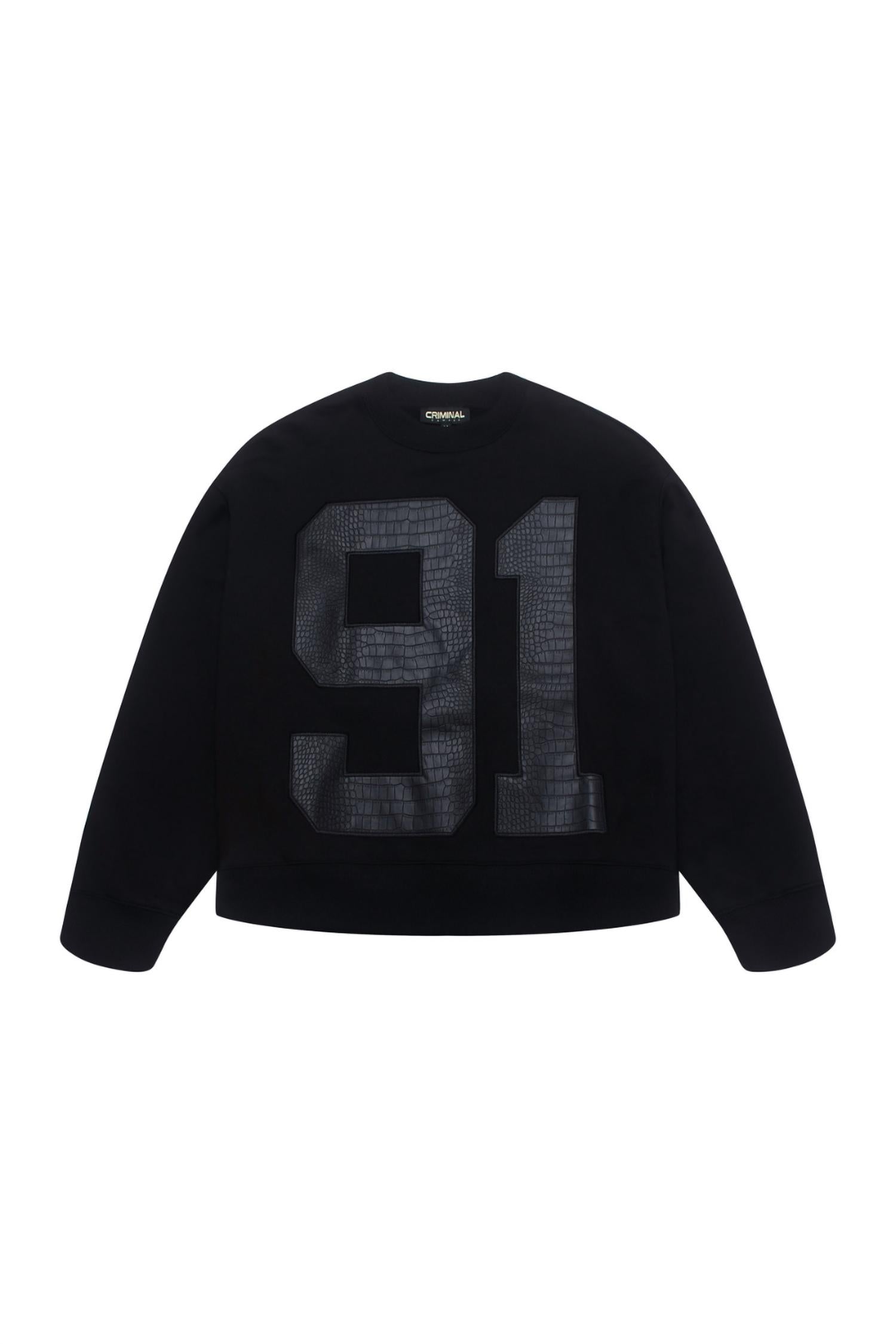 Criminal Damage - Animal 91 Boxy Fit Sweatshirt