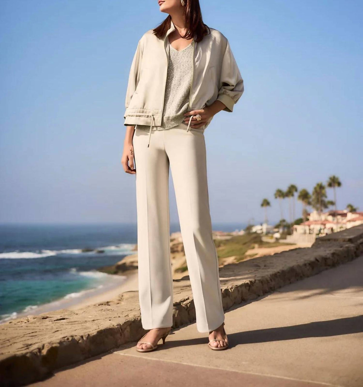 Joseph Ribkoff - Zipper Relaxed Fit Jacket