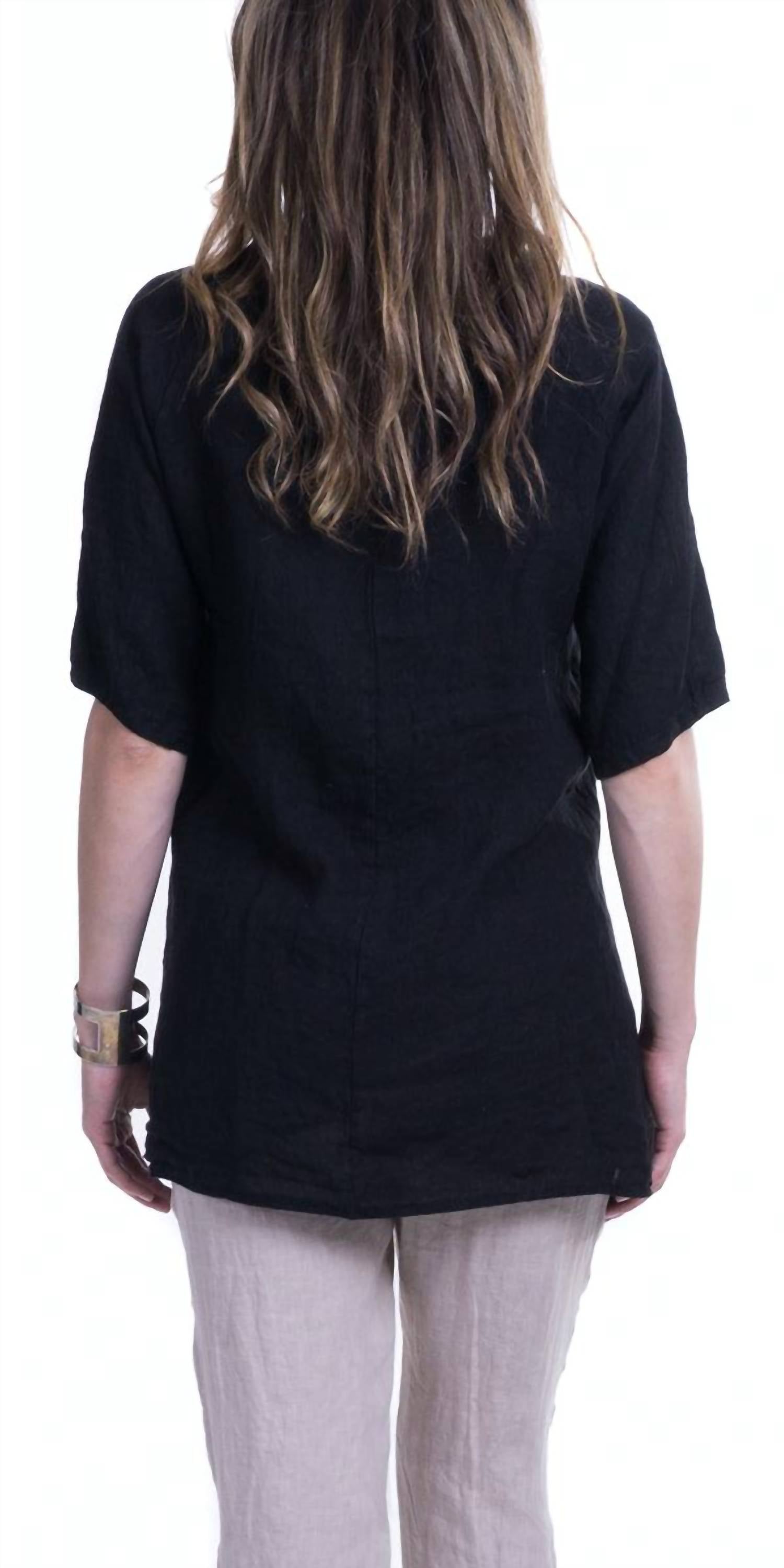 Gigi Moda - Tanya Linen Tunic Top