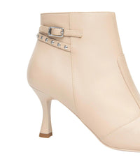 NeroGiardini Women's Pointed Toe Ankle Boot in natura - women's shoe - alternate view