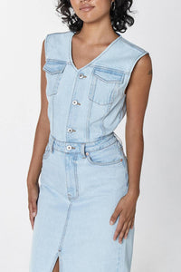 Unpublished - Wyatt Denim Maxi Dress