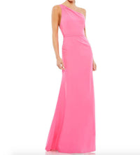 Mac Duggal - One Shoulder Crepe Mermaid Gown