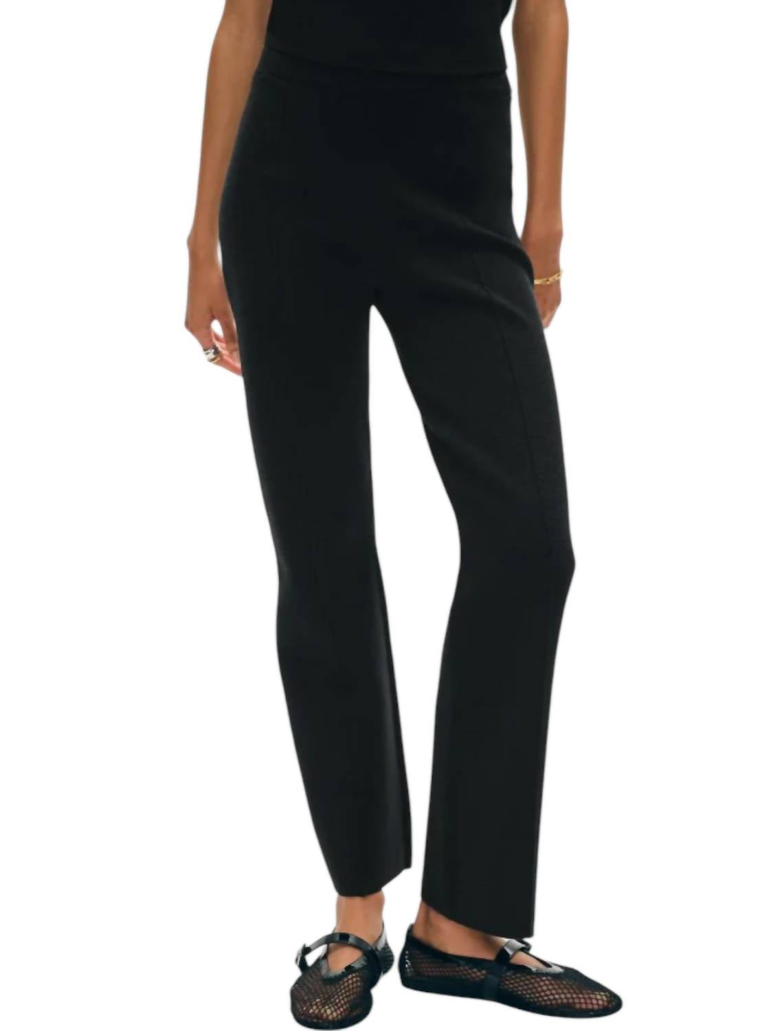 White + Warren - Superfine Knit Kick Flare Pants