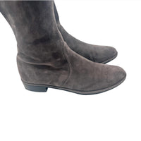 Stuart Weitzman - Lowland Flat Stretch Suede Over The Knee Boots