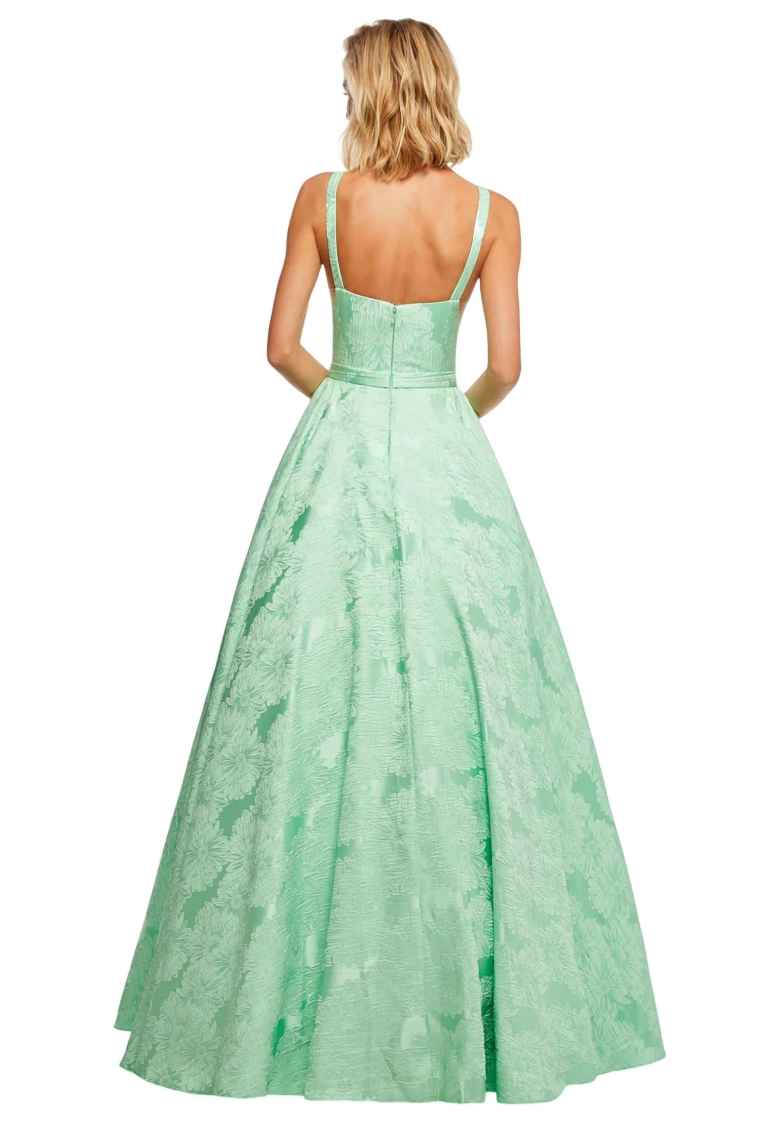 Sherri Hill - Mikado Embroidered Wedding Dress
