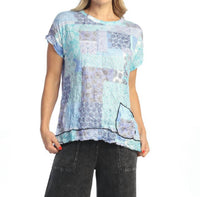 Jess & Jane - Lisbon Crushed Pocket Top