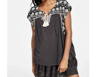 Lucky Brand - Sleeveless Embroidery Blouse