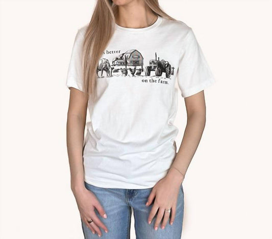 Oat Collective - Life Is Better On The Farm Graphic Tee
