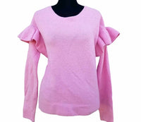 Galleria Enterprises, Inc. - Women's Puff-sleeves Acrylic Blend Sweater
